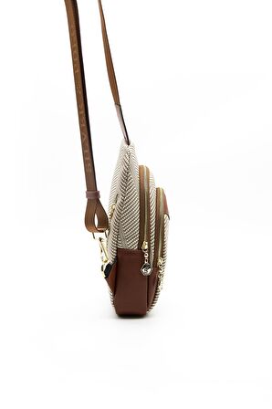 Kadın Bel Çantası 959-37555 SİLVER POLO FREEBAG M132 BEJ-MAT KİREMİT