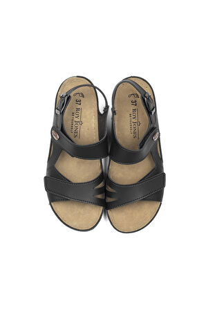 ComfortOrtho Rahat 1818 – Ortopedik Vegan Deri Kadın Sandalet