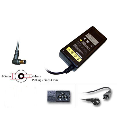 Sony Vaio VPCEB15FM Adaptör Laptop Şarj Aleti 65W