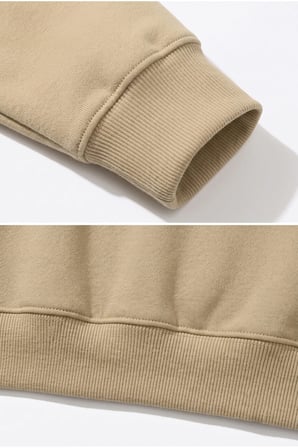 Unisex Yumuşak Dokulu Oversize 3 İplik Fermuarlı Sweatshirt