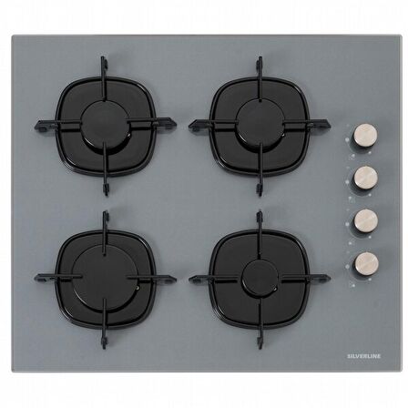 Silverline Ankastre Set Gri Cam BO6503S01 - CS5335S01 - 3420S