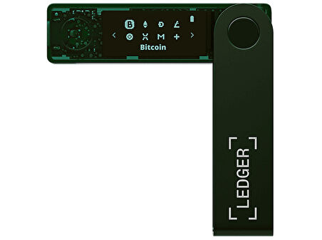 LEDGER Nano X Zümrüt Yeşili Kripto Donanım Cüzdanı