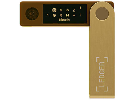 LEDGER Nano X Altın Kripto Donanım Cüzdanı