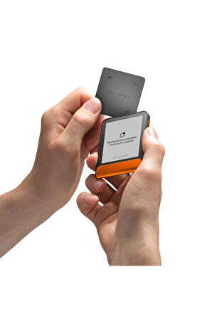 Flex Turuncu Kripto Donanım Cüzdanı + Kurtarma Anahtarı