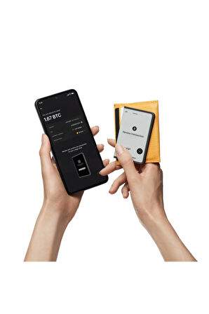 Stax Grafit Kripto Donanım Cüzdanı + Kurtarma Anahtarı