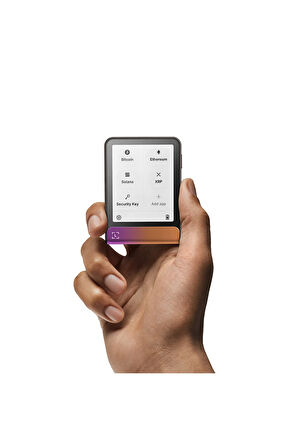 Flex Demir Fuşya Kripto Donanım Cüzdanı ve Recovery Key