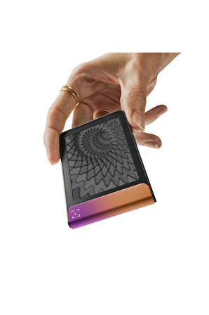 Flex Demir Fuşya Kripto Donanım Cüzdanı ve Recovery Key