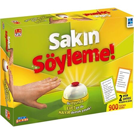 Sakın Söyleme ! Sam Games  Kutu Oyunu 