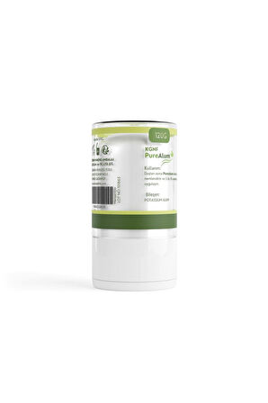 Kristal Deodorant Pure Alum - Doğal Mineral Tuz Ter Karşıtı Taş Deodorant (BÜYÜK BOY) 120 G