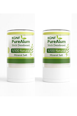 Kristal Roll On Deodorant Pure Alum 120gr 2 Adet Doğal Mineral Tuz Ter Karşıtı Taş Deodorant BÜYÜK