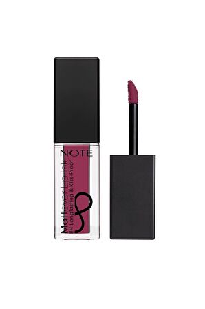 Note Mattever Lip-Ink Mat ve Kalıcı Likit Ruj 16 Plum Queen - Mor