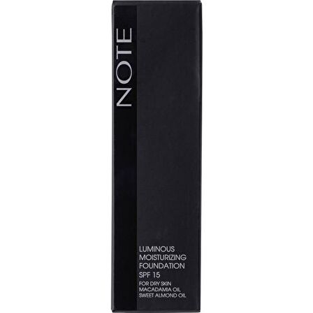 Note Luminous Moisturizing SPF 15 Fondöten 04 Sand