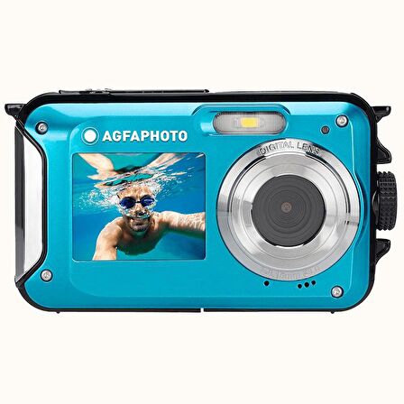 AgfaPhoto Realishot WP8000 Su Altı Fotoğraf Makinesi-Mavi