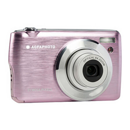 AgfaPhoto Realishot DC8200 Fotoğraf Makinesi(Pembe)+16GB SD