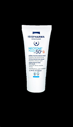 Isis Pharma Neotone Prevent 50+ Faktör Aydınlatıcı Hassas Ciltler İçin Orta Renkli Yüz Güneş Koruyucu Krem 30 ml