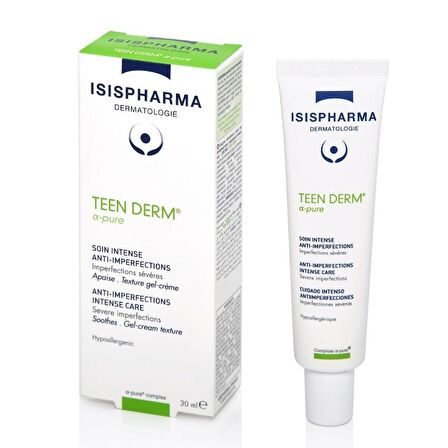 ISIS PHARMA Teen Derm A.Z   Yağlı / Karma Ciltlere Özel Yüz Ve Akne Kremi 30 ml