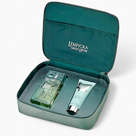 Lolita Lempicka Green Lover EDT 100 ml + 75 ml Parfumed After Shave Gel Erkek Parfüm Seti
