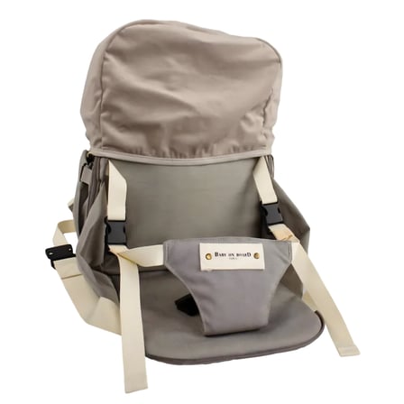 Baby On Board Agathe Galet Sırt Çantalı Taşınabilir Mama Sandalyesi Gris