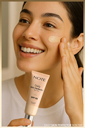 Daily Skin Perfector Skin Tint SPF 50 Ton Eşitleyici Doğal Bitişli Renkli Nemlendirici - 120