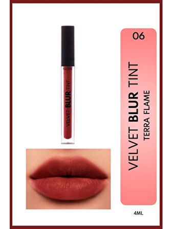 Note Velvet Blur Tınt Lıpgloss 06 Terra Flame