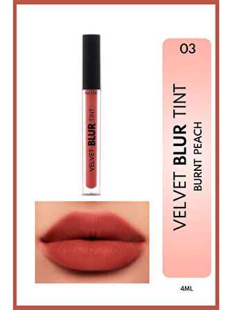Note Velvet Blur Tınt Lıpgloss 03 Burnt Peach