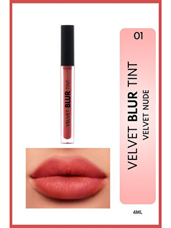 Note Velvet Blur Tınt Lıpgloss 01 Velvet Nude