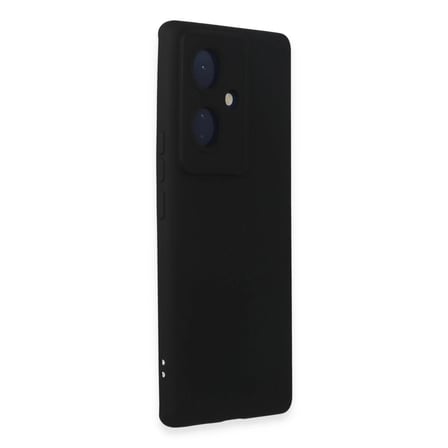 Vivo V29 Lite Kılıf Nano içi Kadife Silikon - Siyah