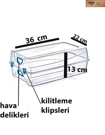 Lüx Erkek Ayakkabı Saklama Düzenleme Kutusu (36x22x13)