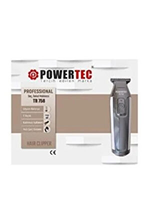 Powertec Tr 758 Profesyonel Saç Sakal Kesme Makinesi