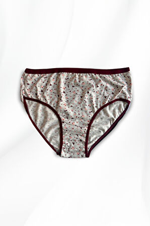 Kadın Likralı Desenli Bato Külot – Rahat ve Esnek Günlük İç Giyim