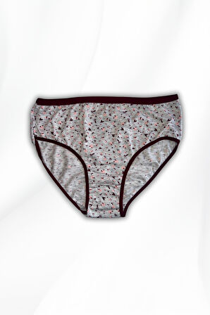 Kadın Likralı Desenli Bato Külot – Rahat ve Esnek Günlük İç Giyim