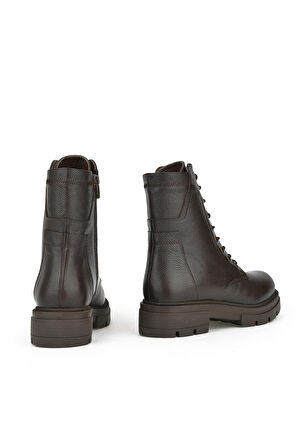 Ziya, Kadın Hakiki Deri Bot 13319Z66286 Kahve