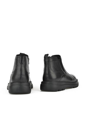 Ziya, Erkek Hakiki Deri Bot 13319Z77189 Siyah