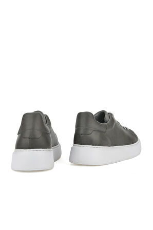 Ziya, Erkek Hakiki Deri Sneaker 1331026ZF7E Gri