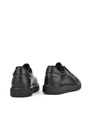 Ziya, Erkek Hakiki Deri Sneaker 1331026Z105 Siyah