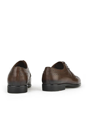 Ziya, Erkek Hakiki Deri Küçük Numara Ayakkabı 141745Z4152 Kahve