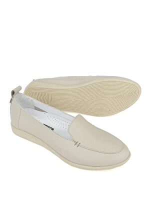 Ziya, Kadın Hakiki Deri Günlük Ayakkabı 1411022Z2442 Buz