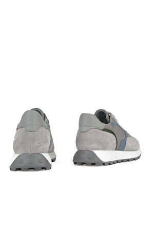 Ziya, Erkek Hakiki Deri Sneaker 141983ZF60 Gri