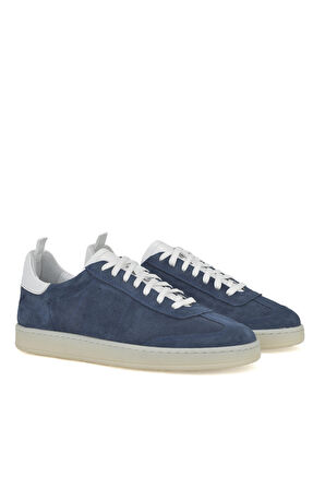 Ziya, Erkek Hakiki Deri Sneaker 1411026Z2122 Mavi