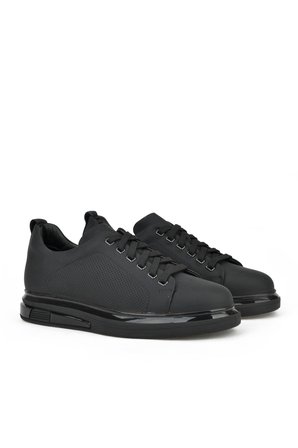 Ziya, Erkek Hakiki Deri Sneaker 1411026Z865 Siyah