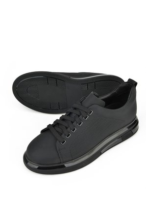 Ziya, Erkek Hakiki Deri Sneaker 1411026Z865 Siyah