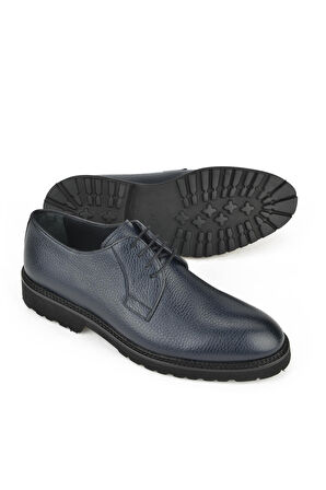 Ziya, Erkek Hakiki Deri Ayakkabı 133145Z1519F Lacivert