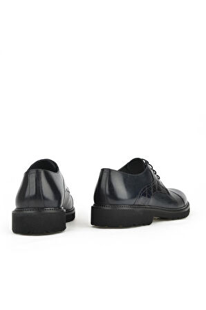 Ziya, Erkek Hakiki Deri Ayakkabı 141145Z619 Lacivert