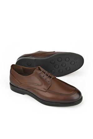 Ziya, Erkek Hakiki Deri Ayakkabı 143745Z0307 Kahve