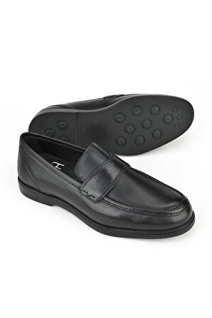 Ziya, Erkek Hakiki Deri Ayakkabı 143745Z0303 Siyah