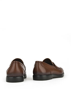 Ziya, Erkek Hakiki Deri Ayakkabı 143745Z0303 Kahve