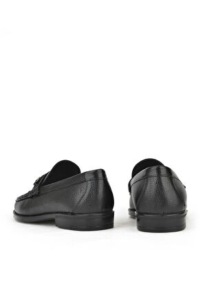 Ziya, Erkek Hakiki Deri Ayakkabı 143745Z5418 Siyah