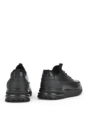 Ziya, Erkek Hakiki Deri Sneaker 1431024Z5404 Siyah
