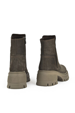 Ziya, Kadın Hakiki Deri Bot 143359Z6152 Koyu Kahve