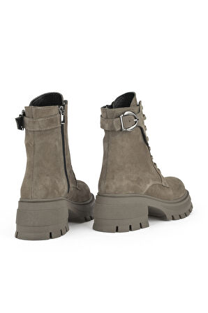 Ziya, Kadın Hakiki Deri Bot 143359Z6162 Vizon